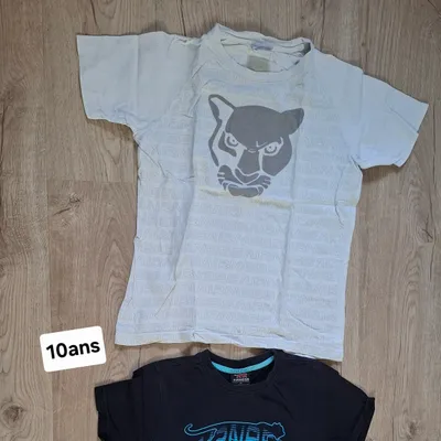 Lot 2 t-shirts Airness 10ans